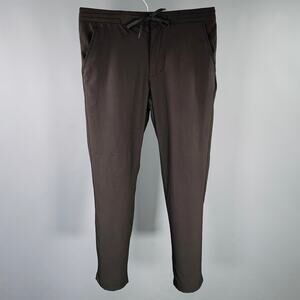 UNITED ARROWS Size M Black Polyester Blend Drawstring Casual Pants